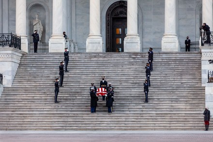 Remains of Harry Reid depart Capitol after lying in state, Washington, United States - 12 Jan 2022