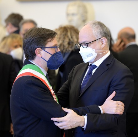 Late EU Parliament President David Sassoli lie in state, Rome, Italy - 13 Jan 2022