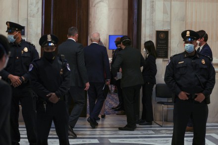 DC: President Joe Biden arrives at the U.S. Capitol, Washington, District of Columbia, USA - 13 Jan 2022