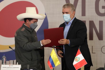Colombia and Peru commit to combat drug trafficking and reactivate investment, Villa De Leyva - 13 Jan 2022