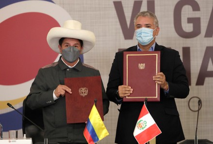 Colombia and Peru commit to combat drug trafficking and reactivate investment, Villa De Leyva - 13 Jan 2022