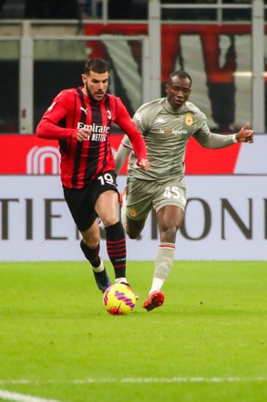 Theo Hernandez Ac Milan Kelvin Yeboah Editorial Stock Photo - Stock Image