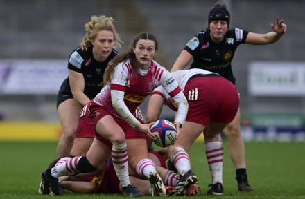 Exeter Chiefs Women v Harlequins, Premier 15's, Rugby, UK - 16 Jan 2022