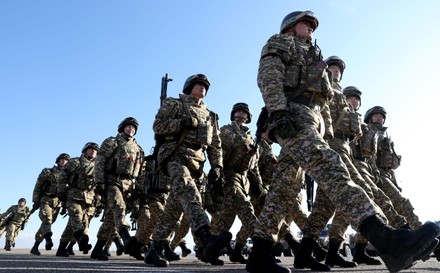 Kyrgyz Military Scorpion Base City Tokmak Editorial Stock Photo - Stock ...