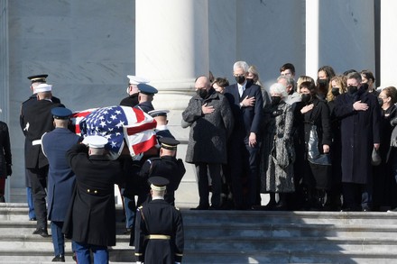 Senator Harry Reid's Casket About Arriving Ceremony, Washington Dc, United States - 12 Jan 2022