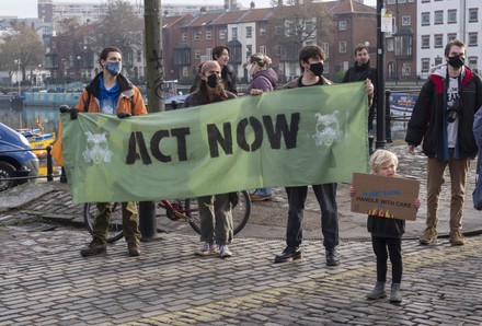 Youth Climate march, Bristol, UK - 15 Jan 2022