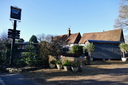 The Greyhound Inn owned by Antony Worral Thompson., Rotherfield Peppard, Oxfordshire, UK - 17 Jan 2022