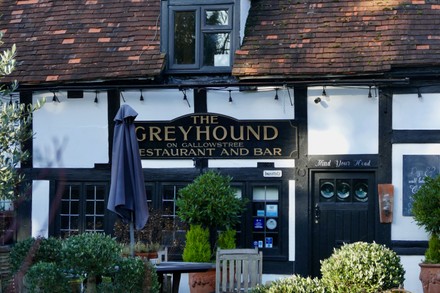 The Greyhound Inn owned by Antony Worral Thompson., Rotherfield Peppard, Oxfordshire, UK - 17 Jan 2022