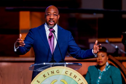 Martin Luther King Jr Beloved Community Service in Atlanta, Georgia, USA - 17 Jan 2022