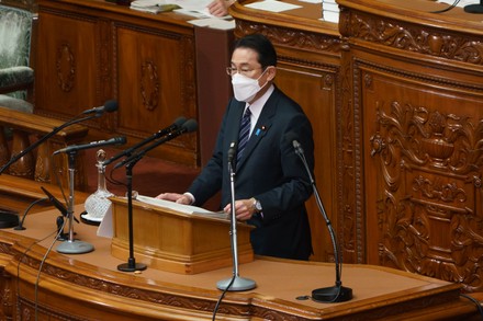 Japanese politics, Japan - 17 Jan 2022
