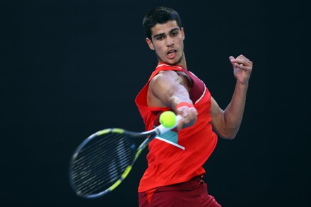 Matteo Berrettini Flexes His Muscles His Editorial Stock Photo - Stock ...