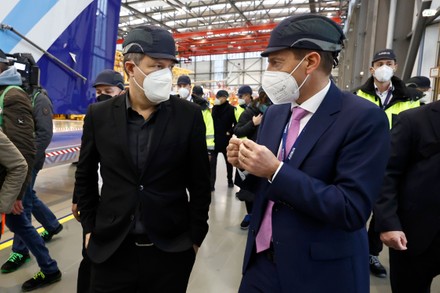 German Federal Economy and Climate Protection Minister Robert Habeck Visits Airbus Factory in Hamburg, Germany - 18 Jan 2022