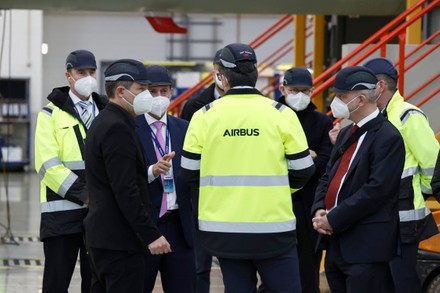 German Federal Economy and Climate Protection Minister Robert Habeck Visits Airbus Factory in Hamburg, Germany - 18 Jan 2022