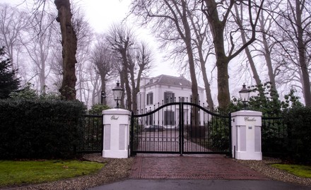 House of Linda de Mol in Huizen, Netherlands - 18 Jan 2022