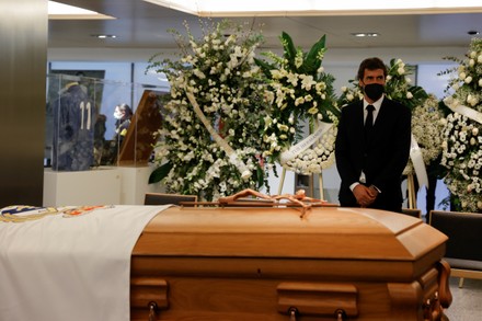 Francisco Gento funeral chapel at Santiago Bernabeu stadium, Madrid, Spain - 19 Jan 2022