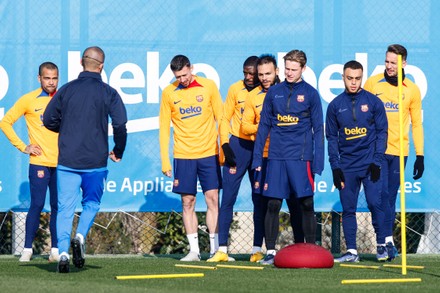 FC Barcelona Training Session, Spain - 19 Jan 2022