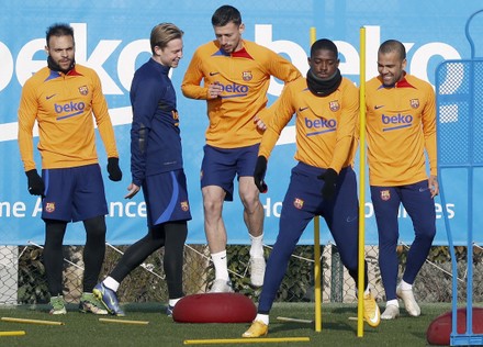 FC Barcelona's training session, Spain - 19 Jan 2022