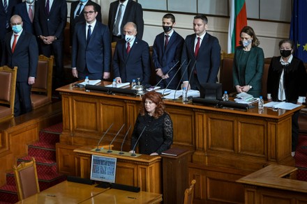 Bulgarian President Rumen Radev Swears In Front Of Parliament, Sofia - 19 Jan 2022