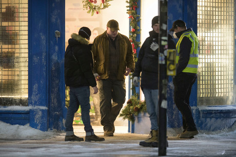 Exclusive - Brendan Fraser filming dramatic 'Batgirl' scenes as supervillain Firefly, Glasgow, Scotland, UK - 19 Jan 2022