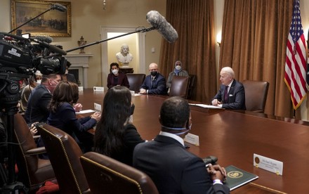 President Biden holds an Infrastructure Implementation Task Force Meeting at the White House, Washington, USA - 20 Jan 2022