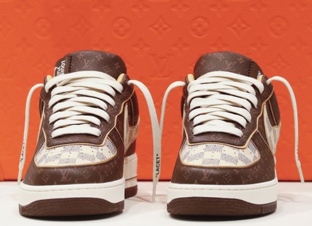 Louis Vuitton Nike Expression Air Force Editorial Stock Photo