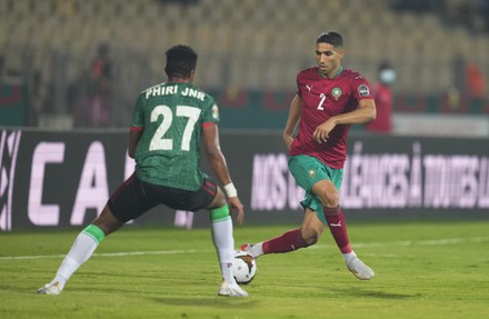 YAOUNDE, CAMEROON - JANUARY 25: Achraf Hakimi of Morocco during