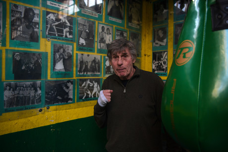 David Robinson chairman of the Repton Boxing club photoshoot, London, UK - 02 Dec 2020
