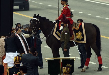 PM Narendra Modi Bids Farewell to Virat, the Horse of President's