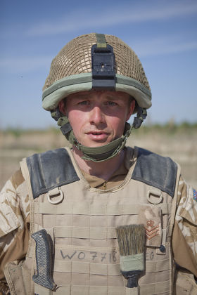 Staff Sergeant Gareth Wood in Nad e Ali district of Helmand Province, Afghanistan - Mar 2010