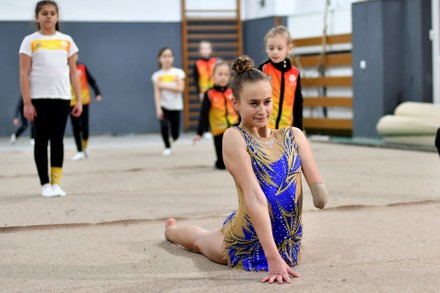 Sara Becarevic Front Practises Rhythmic Gymnastics Editorial Stock ...