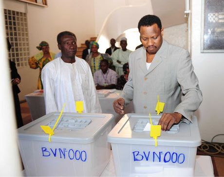 First Round of Presidential Elections, Niamey, Niger - 31 Jan 2011
