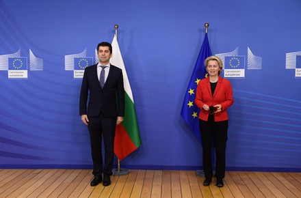 Prime Minister of Bulgaria Kiril Petkov in Brussels, Belgium - 27 Jan 2022