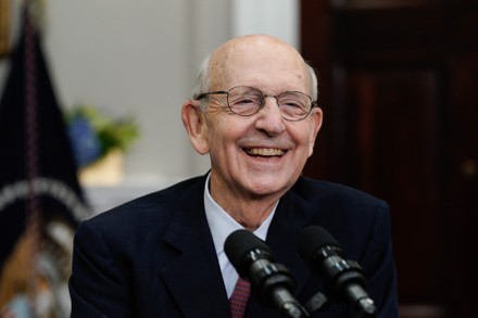 Supreme Court Justice Stephen Breyer Announces Editorial Stock Photo ...