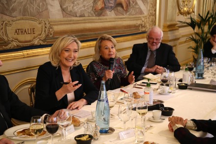Paris: Marine Le Pen takes part in the ETHIC lunch debate, france - 27 Jan 2022
