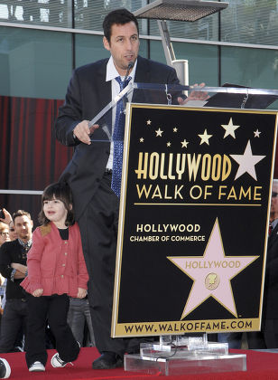 Adam Sandler receives Star on The Hollywood Walk Of Fame, Los Angeles, America - 01 Feb 2011