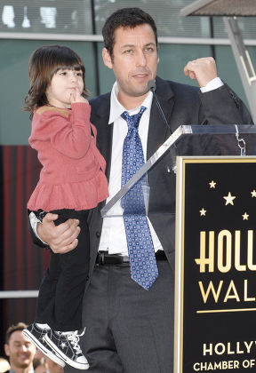 Adam Sandler receives Star on The Hollywood Walk Of Fame, Los Angeles, America - 01 Feb 2011