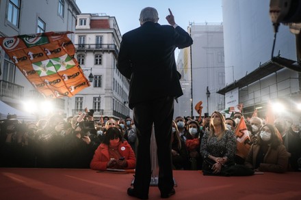Portuguese legislative elections/PSD: Rui Rio in Lisbon, Lisboa, Portugal - 28 Jan 2022