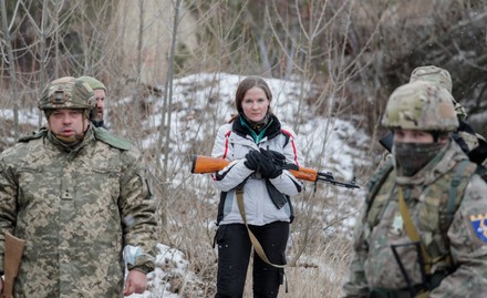 Ukrainian Reservists Attend Military Exercise Training Editorial Stock ...