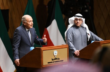 Arab Foreign Ministers' consultative meeting in Kuwait, Kuwait City - 30 Jan 2022