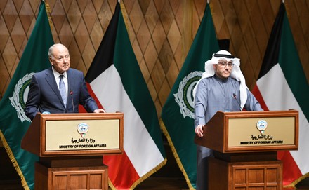 Arab Foreign Ministers' consultative meeting in Kuwait, Kuwait City - 30 Jan 2022
