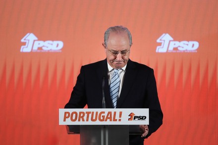 PSD leader Rui Rio talks to the press, Lisbon, Portugal - 30 Jan 2022