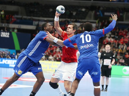Handball EHF Men's Euro 2022, Placement Match 3/4 - France vs Denmark, Budapest Multifunctional Arena, Budapest, Hungary - 30 Jan 2022