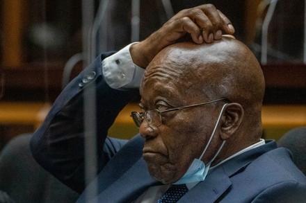 Former South African President Jacob Zuma in court facing charges of corruption, money laundering and racketeering, Pietermaritzburg, Zaf - 31 Jan 2022