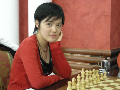 World's youngest ever women's chess champion, 16-year-old Hou Yifan, China - 2011