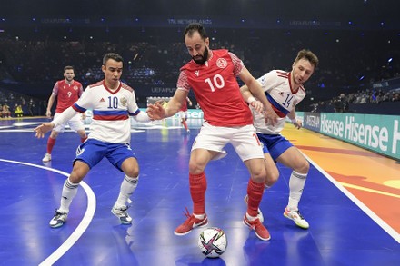 Russia v Georgia, UEFA Futsal EURO 2022 Quarter-Final, Ziggo Dome, Amsterdam, The Netherlands - 01 Feb 2022
