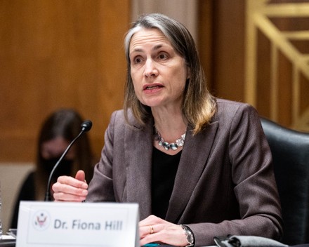 Fiona Hill and William Taylor at a Helsinki Commission Hearing in Washington, US - 02 Feb 2022