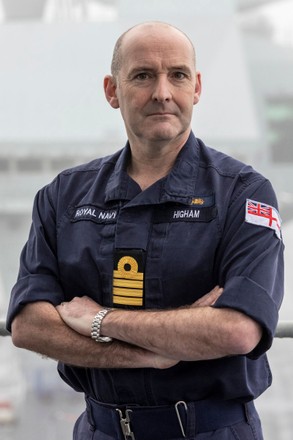 Captain Steve Higham Commanding Officer Hms Editorial Stock Photo ...