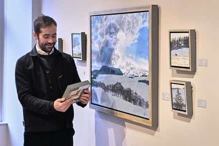 Charles Simpson, Home & Away Exhibition at The Scottish Gallery., The Scottish Gallery, Dundas ST, Edinburgh, Midlothian, GB - 03 Feb 2022