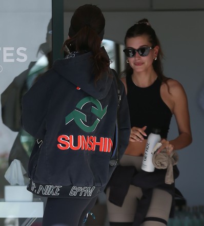 Kendall Jenner is seen leaving the gym on February 03, 2022 in Los