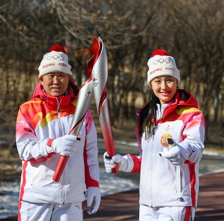 China Beijing Olympic Torch Relay - 04 Feb 2022